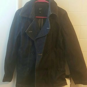 Gap jean pea coat
